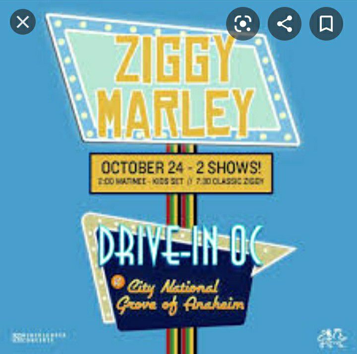 Ziggy Marley at Grove of Anaheim Car Concert Pass!