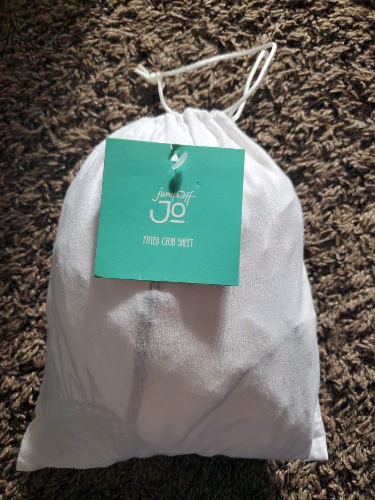 Jump Off Fitted Crib Sheet- New
