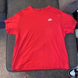 NIKE RED SHIRT
