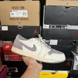 Jordan 1 Low Atmosphere Grey size 12 USED But Clean