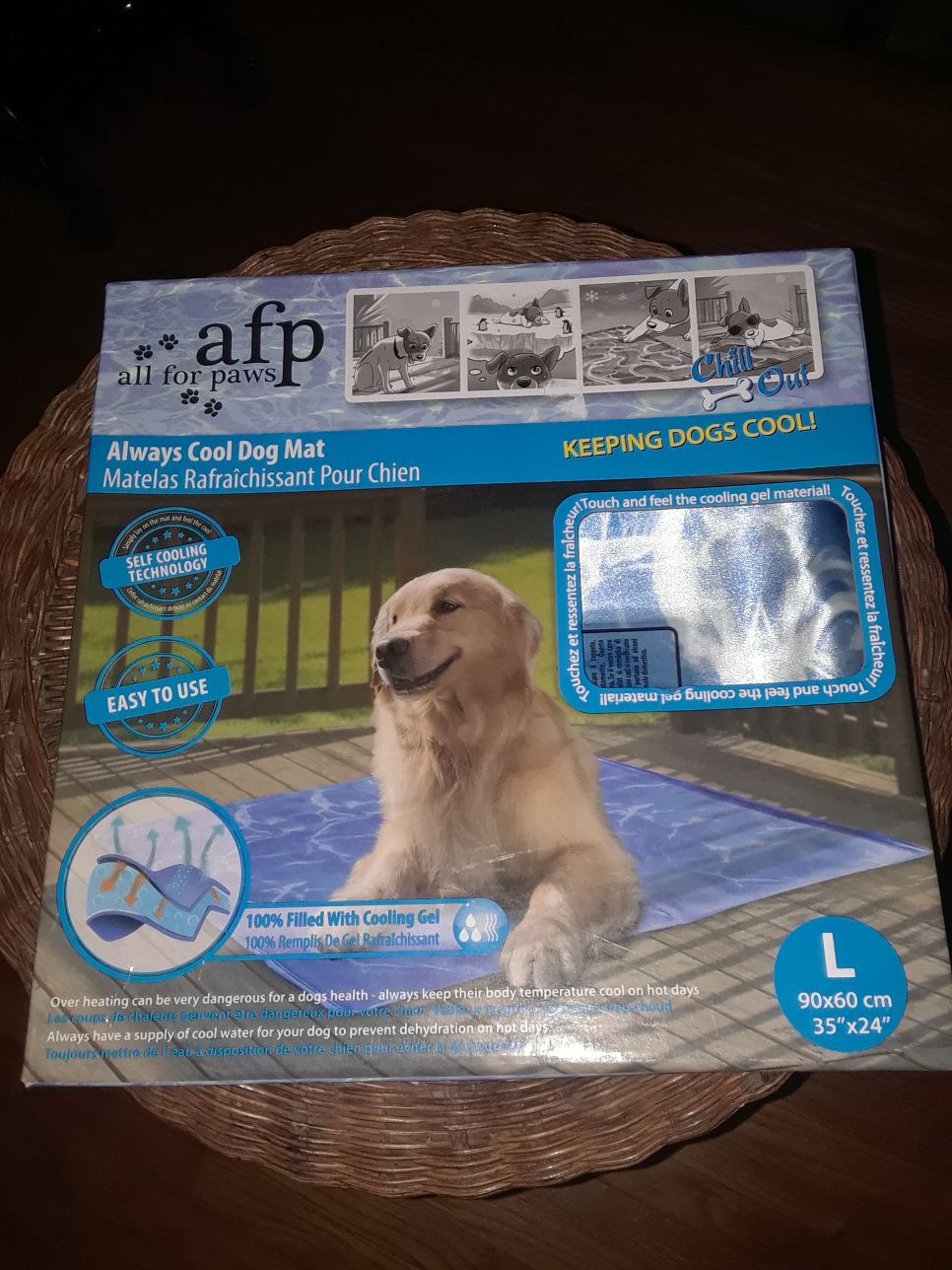 New All Paws - Always Cool Large Dog Mat