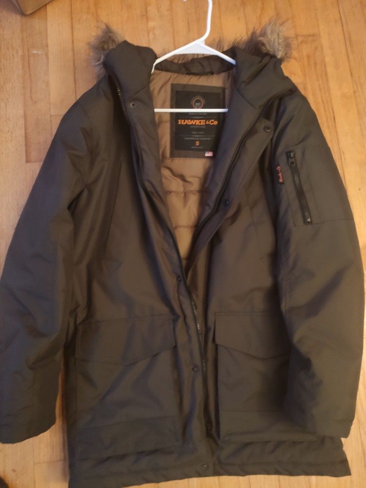 New Parka Jacket From Hawke And Co Men's Small