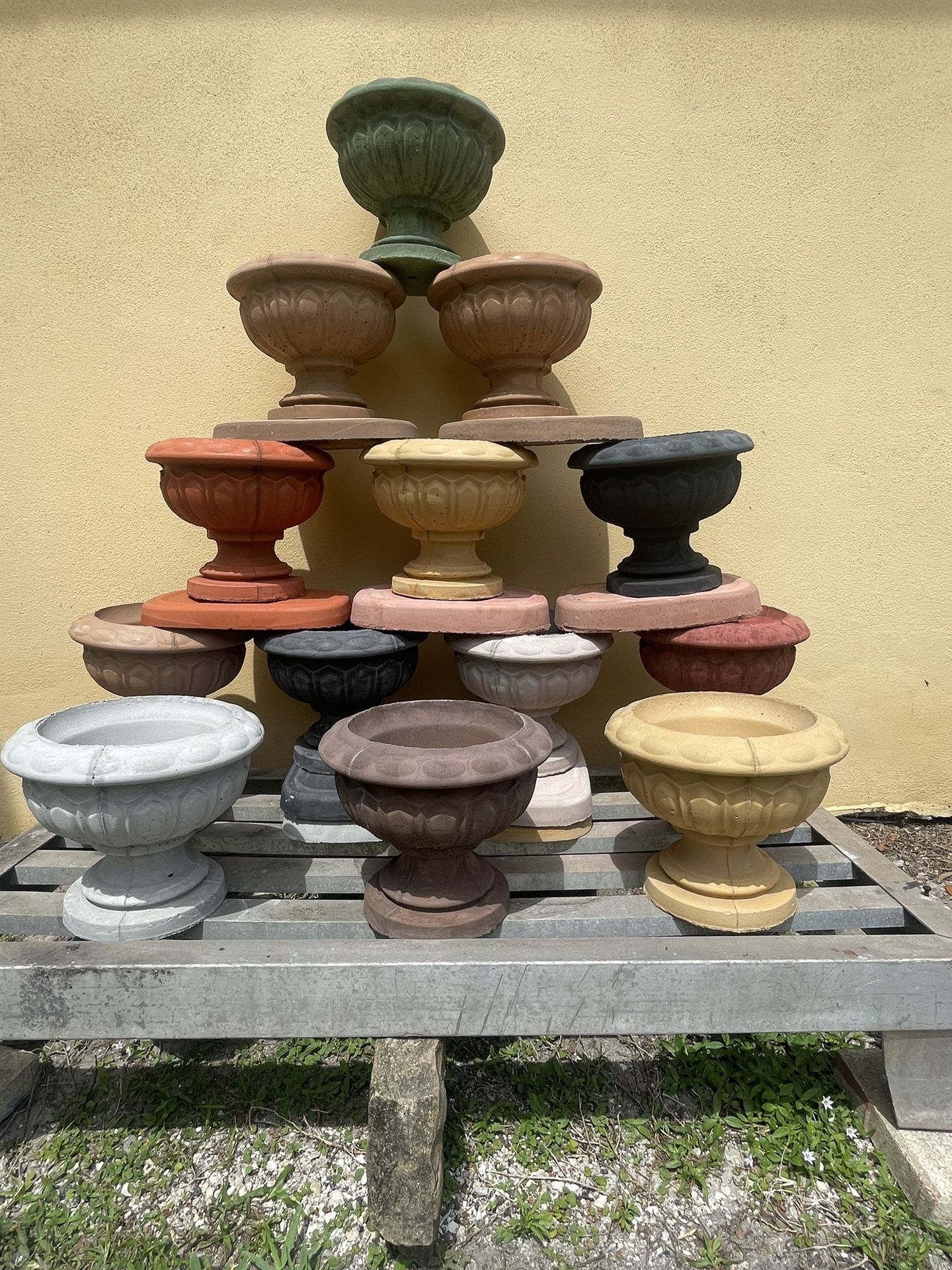 Concrete Flower Pots