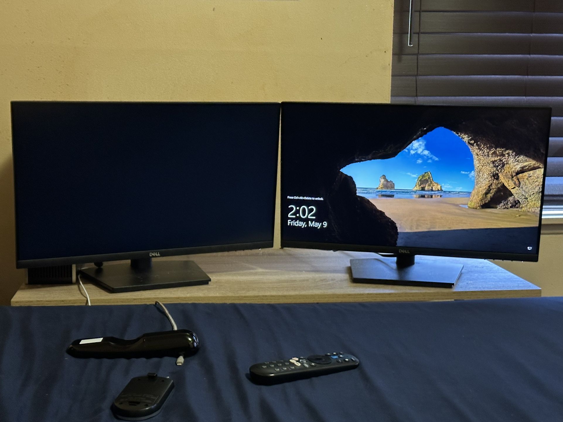 (2) Dell 24 Inch Monitors