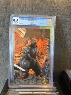 Godzilla vs. The Mighty Morphin Power Rangers II #1 CGC 9.6 Godzilla vs. Mighty Morphin Power Rangers II #1 Virgin Variant