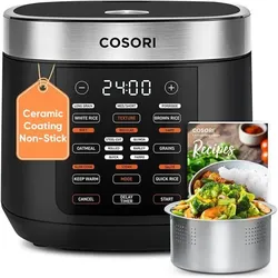 New cosori rice cooker.  Amazing cooker for soup and oatmeal