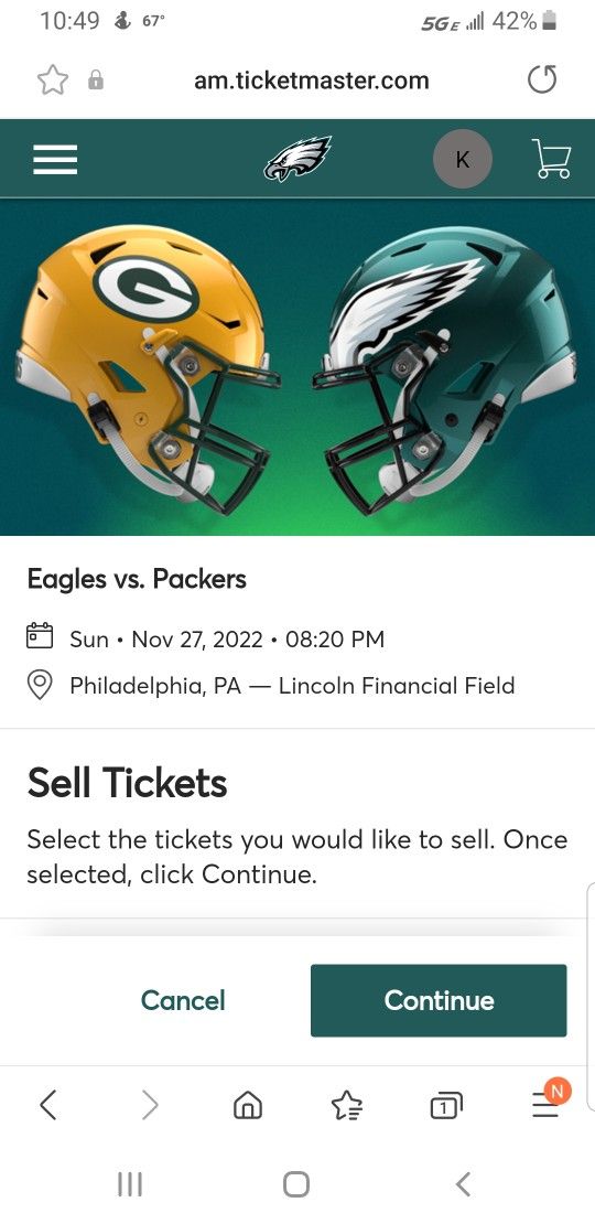 Eagles Vs Greenbay