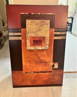 Rust‑Tone Abstract / Modern Artwork