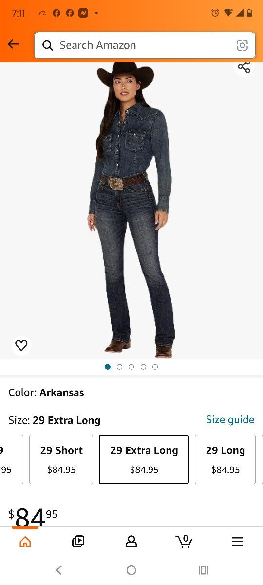 Ariat R.E.A.L. High Rise Boot Cut Jeans
