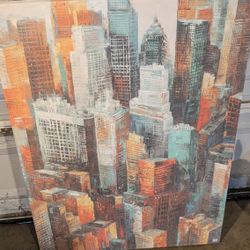 Giant Painting Of A City