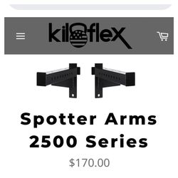 Squat Rack Spotter Arms