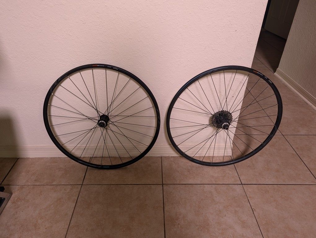Pair of Shimano WH-RS171 wheels