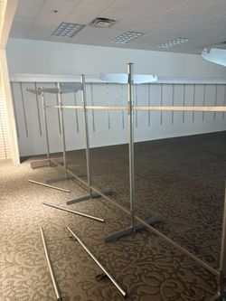 Racks For Clothes around 6 Section Some Dissemble ( Great Conditions)