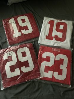 49ers jerseys - Mccaffrey, Deebo, Hufanga