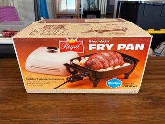 NOS Vintage Regal 11 Inch Electric Fry Pan
