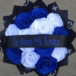 Te Amo Mi Toxico Eternal Rose Bouquet Rosas Eternas