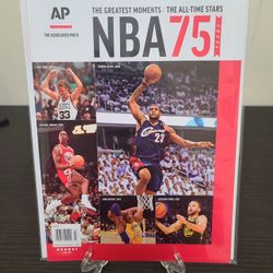 2022 NBA 75 Years Associated Press basketball magazine 