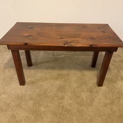 Solid Wood Table 46 X 22