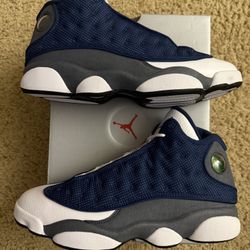 Size 8.5 (Worn once, with original box) - Air Jordan 13 retro flint 