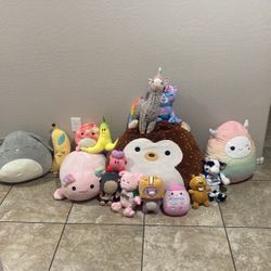 Squishmallows and Plushies