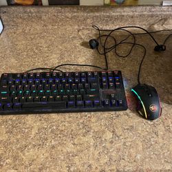 Red Dragon Mouse And Keyboard