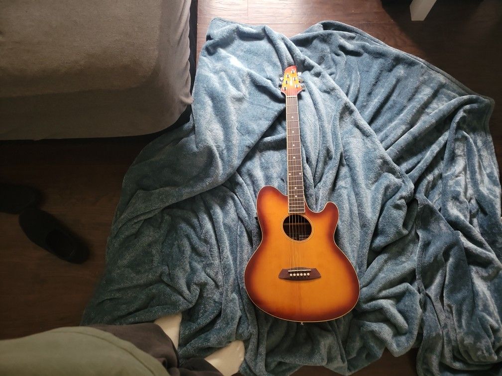 Acoustic Electric Guitar (Ibanez model TCY10E-AVS used) PRICE NEGOTIOABLE