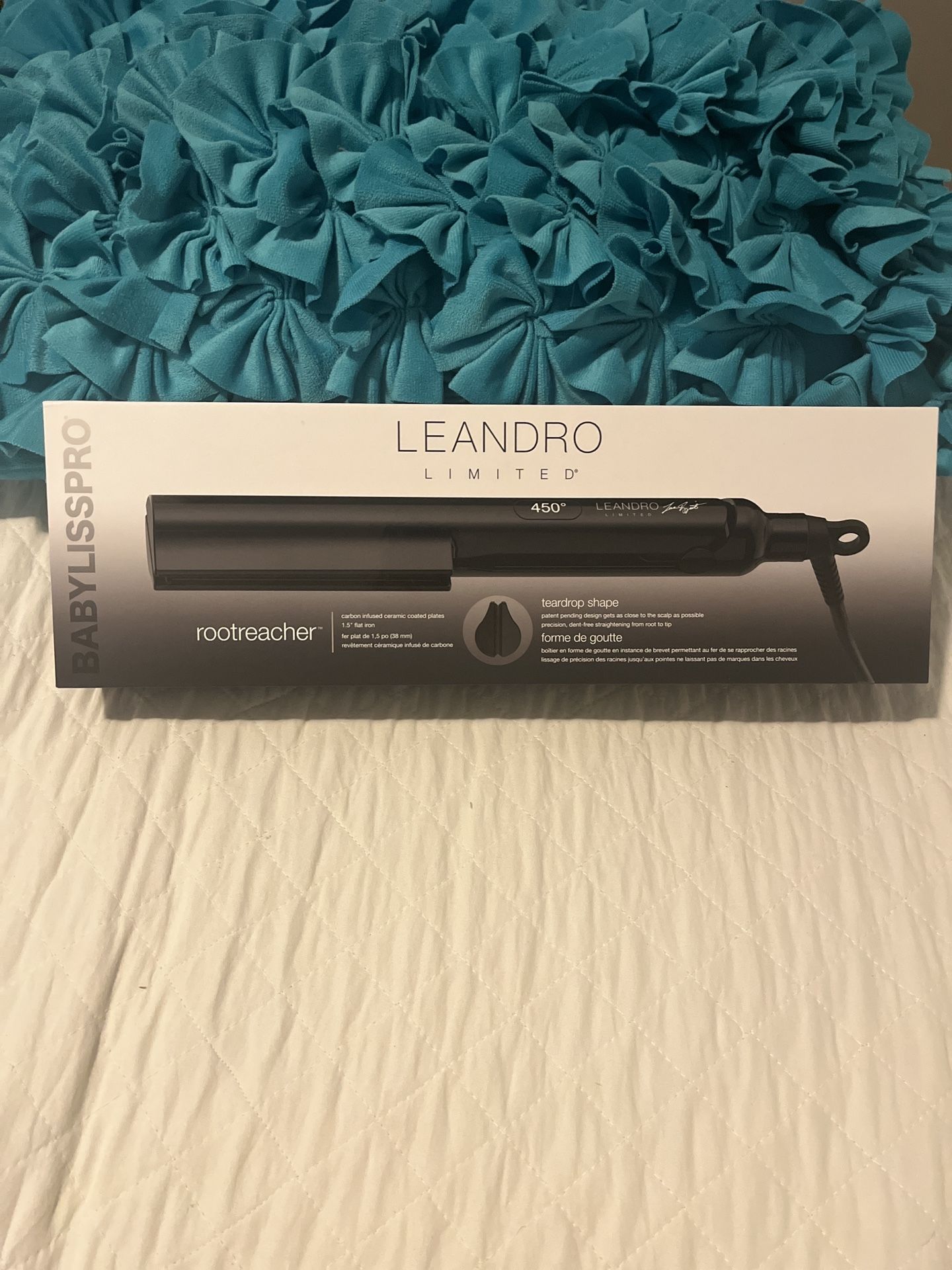 Leandro Limited x BaBylissPRO Rootreacher Flat Iron