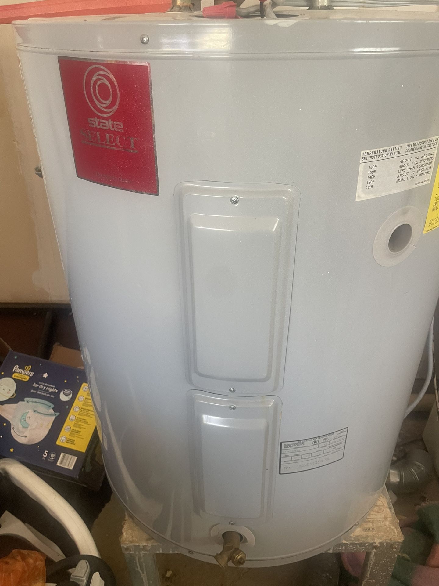 50 Gal Electric With New Thermostat And Has Been Cleaned And Flushed Works Great