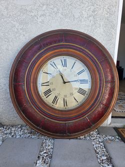 Large Round Decorative Wall Clock