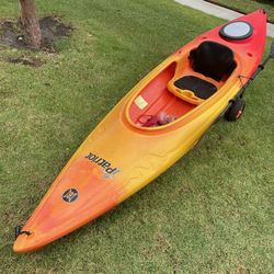 12' Perception Kayak With Cart