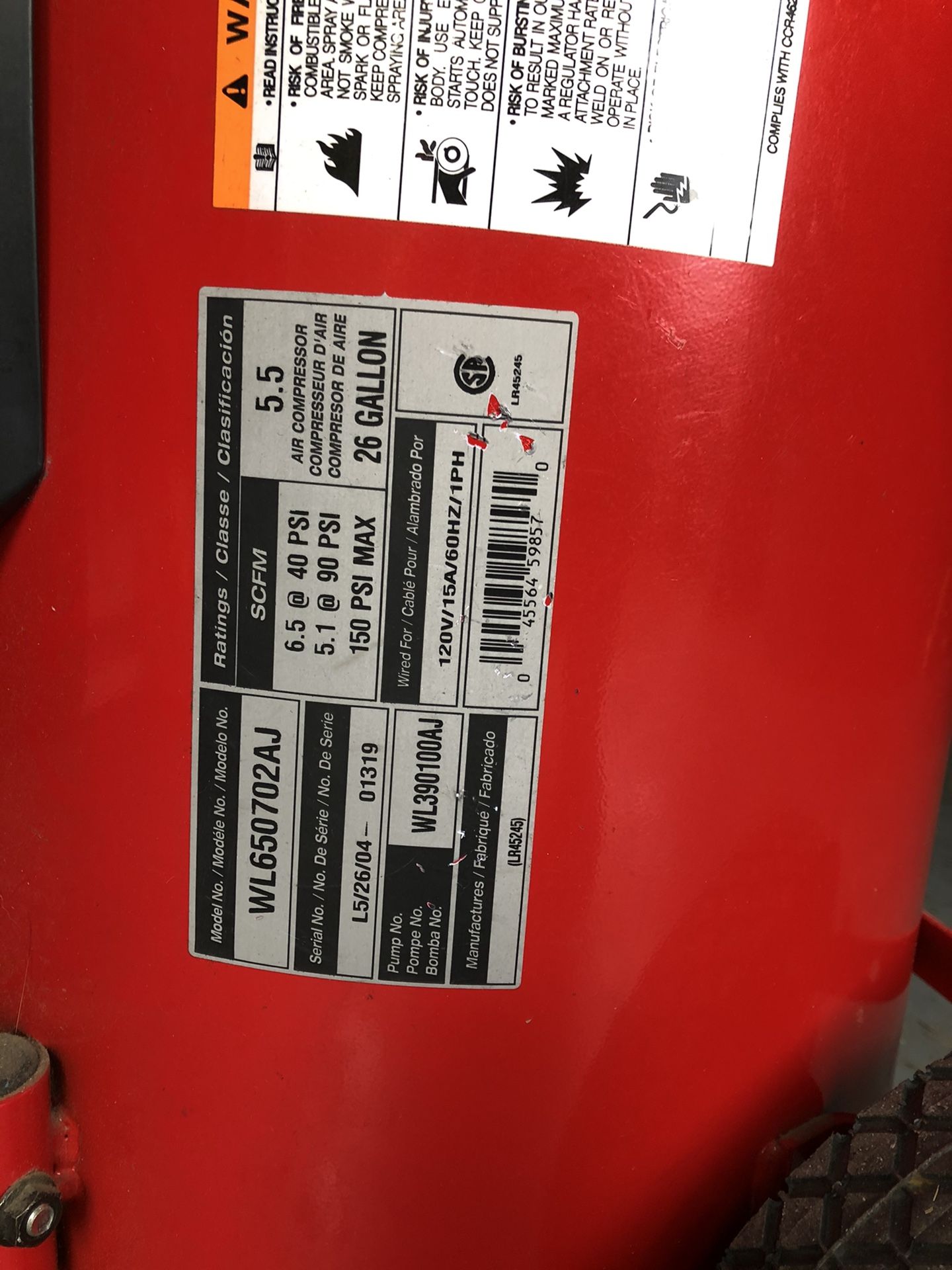 Husky wl650702aj sale