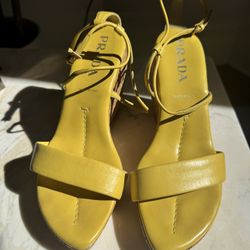 Vintage Prada Women’s Cork Wedges Size 39 1/2 