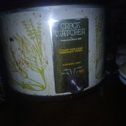 Crock Watcher 6 Quart Crock Pot With Original Lid