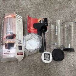 AeroPress Clear XL Coffee Press, French Press, Pour-Over & Espresso Style