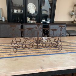 Metal Candle Holder Center Piece