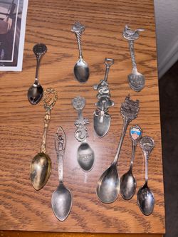 Collection of souvenir spoons