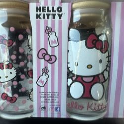 hello kitty glass cup