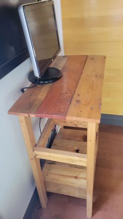 Solid Wood Hand-made Shelf Table