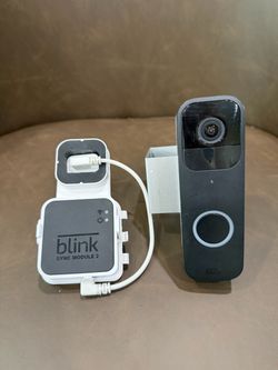 Blink doorbell camera+ mount+ sync module with local storage with a flash drive 256 GB