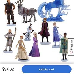 Disney Frozen 2 Deluxe Figure Play Set Toy For Girls Gift