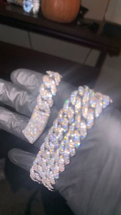 925 VVS1 DIAMOND MOISANITE CHAIN