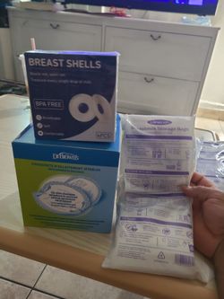 Breast pads, shells, and milk bags