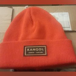 Kangol Knit Hat Orange with black label. Brand New ONLY $40. Just reduced, Now Only $30.
