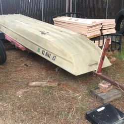 Waco Fishing boat with Motor and Trailer