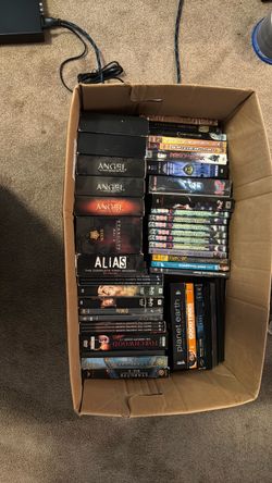 Large Lot of DVDs and TV Box Sets