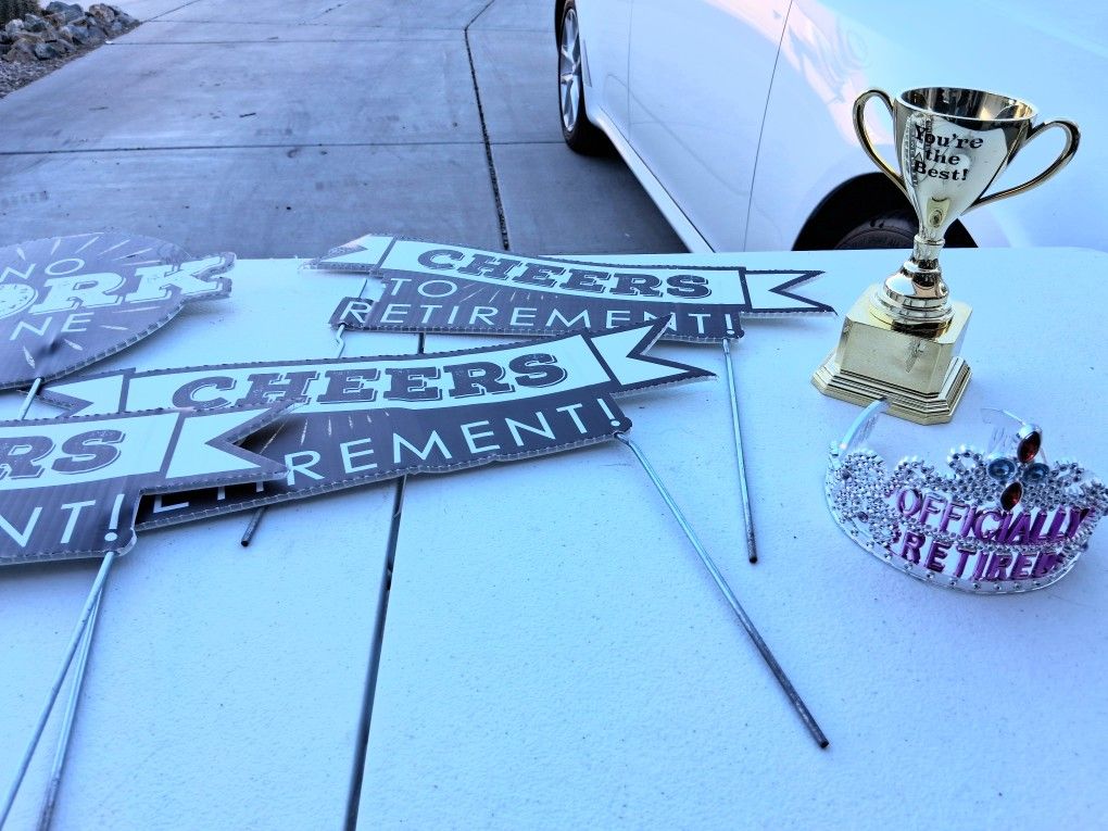Retired Party Signs 