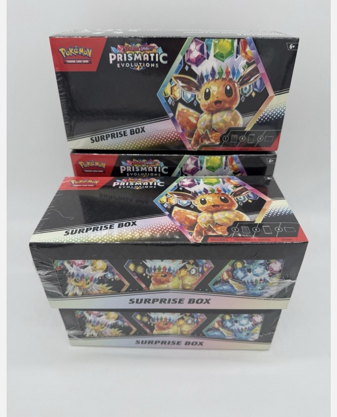 POKÉMON TCG Scarlet & Violet Prismatic Evolutions Surprise Box Factory Sealed