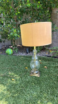 Vintage lamp with new lampshade