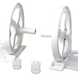 SunHeater SPAG75167 Solar Blanket Reel System for Inground Pools 