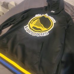 Golden State Warriors Hoodie Jacket Adult Medium